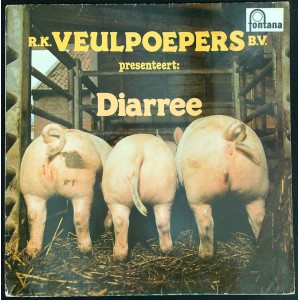 R.K. Veulpoepers B.V. Diarree (Fontana – 6460 502) Holland 1978 LP (Folk Rock, Folk)